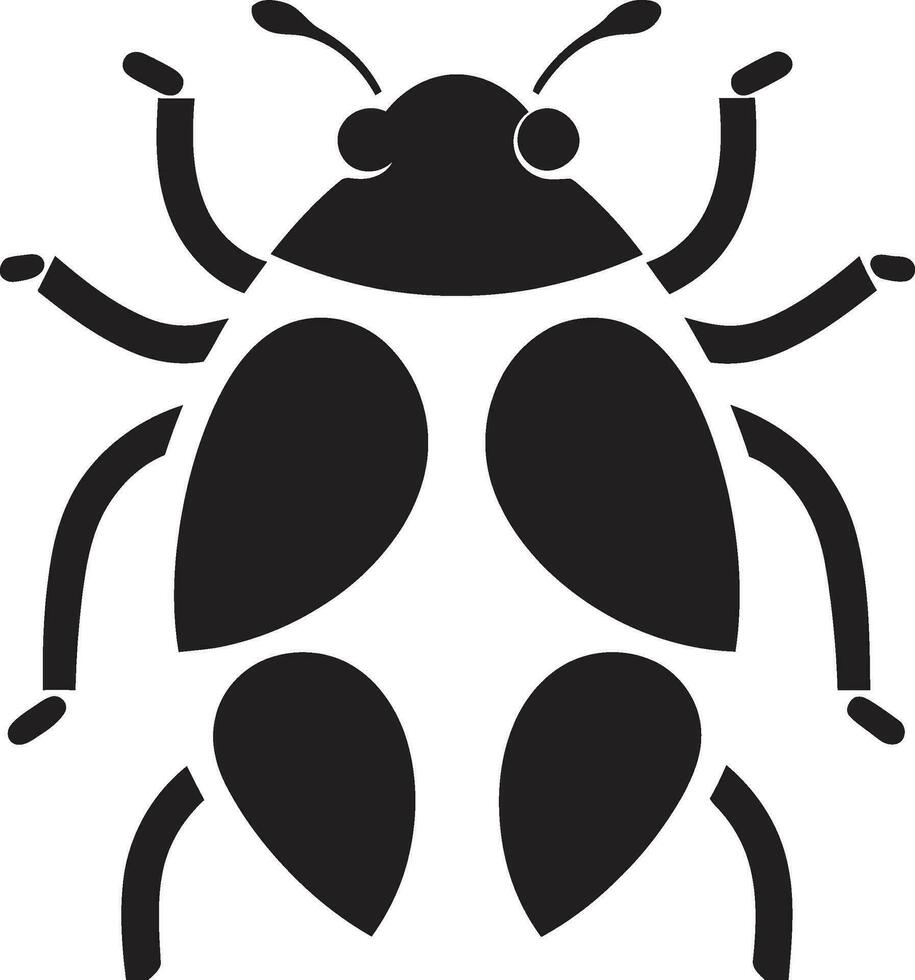 Tiny Marvel Ladybug Logo Red Spots in Vector Art