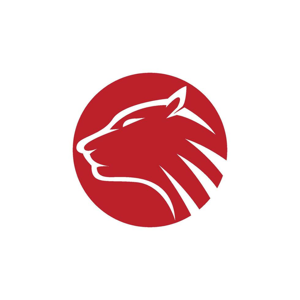 Ilustración de vector de diseño de logotipo de puma