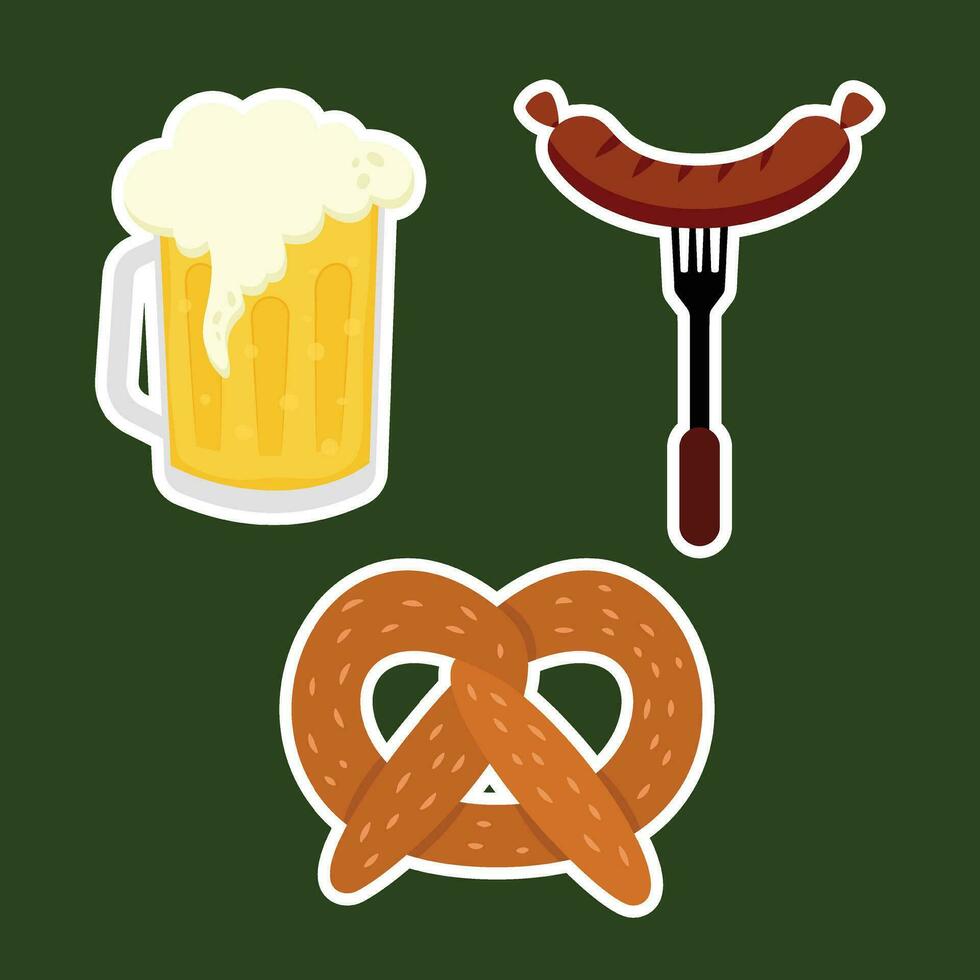 Octoberfest Celebration Festive Holiday Simple Vector Icon art