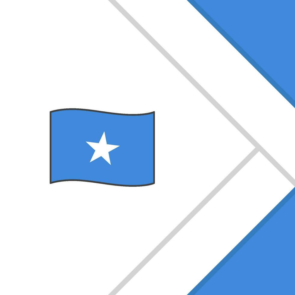 Somalia Flag Abstract Background Design Template. Somalia Independence Day Banner Social Media Post. Somalia Cartoon vector