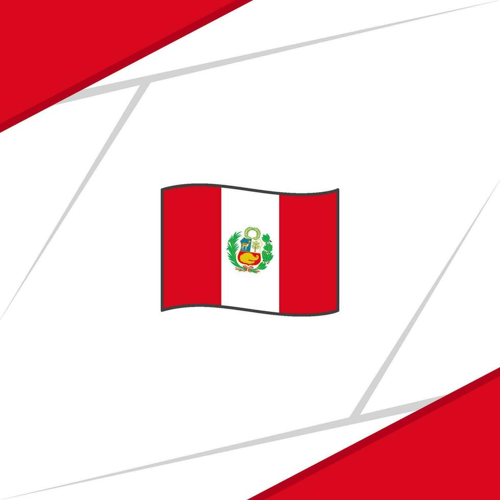 Perú bandera resumen antecedentes diseño modelo. Perú independencia día bandera social medios de comunicación enviar vector