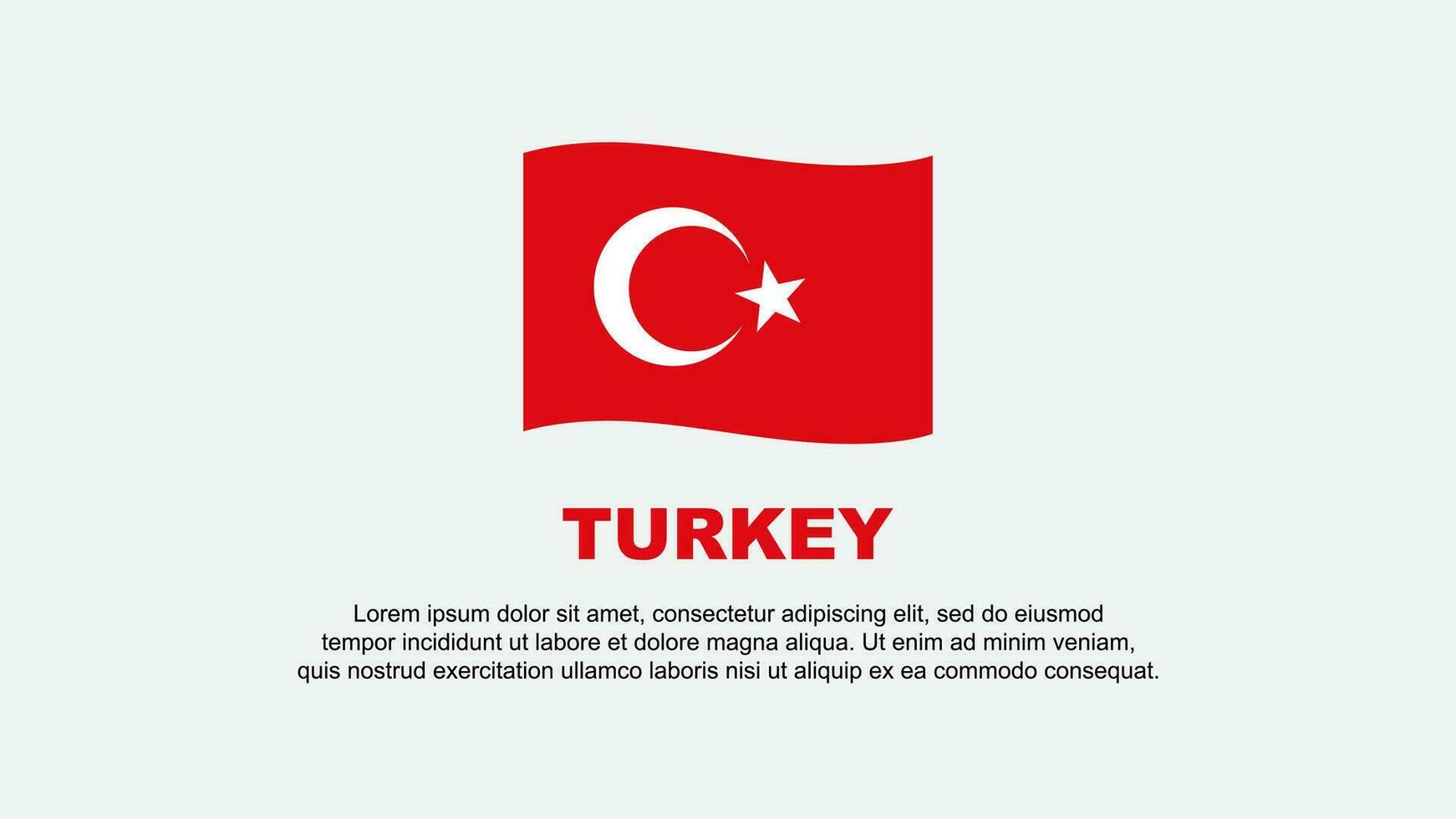 Turquía bandera resumen antecedentes diseño modelo. Turquía independencia día bandera social medios de comunicación vector ilustración. Turquía antecedentes