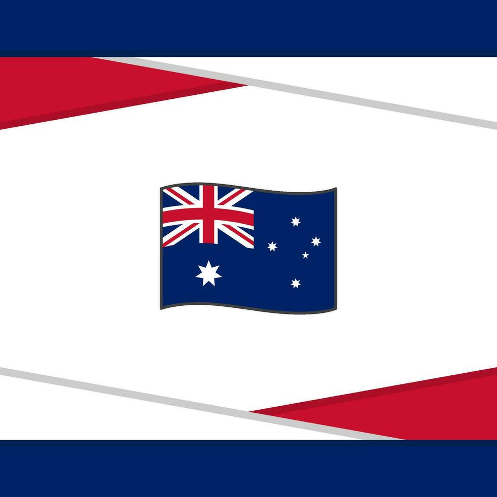 Heard Island And McDonald Islands Flag Abstract Background Design Template. Heard Island And McDonald Islands Independence Day Banner Social Media Post. Vector
