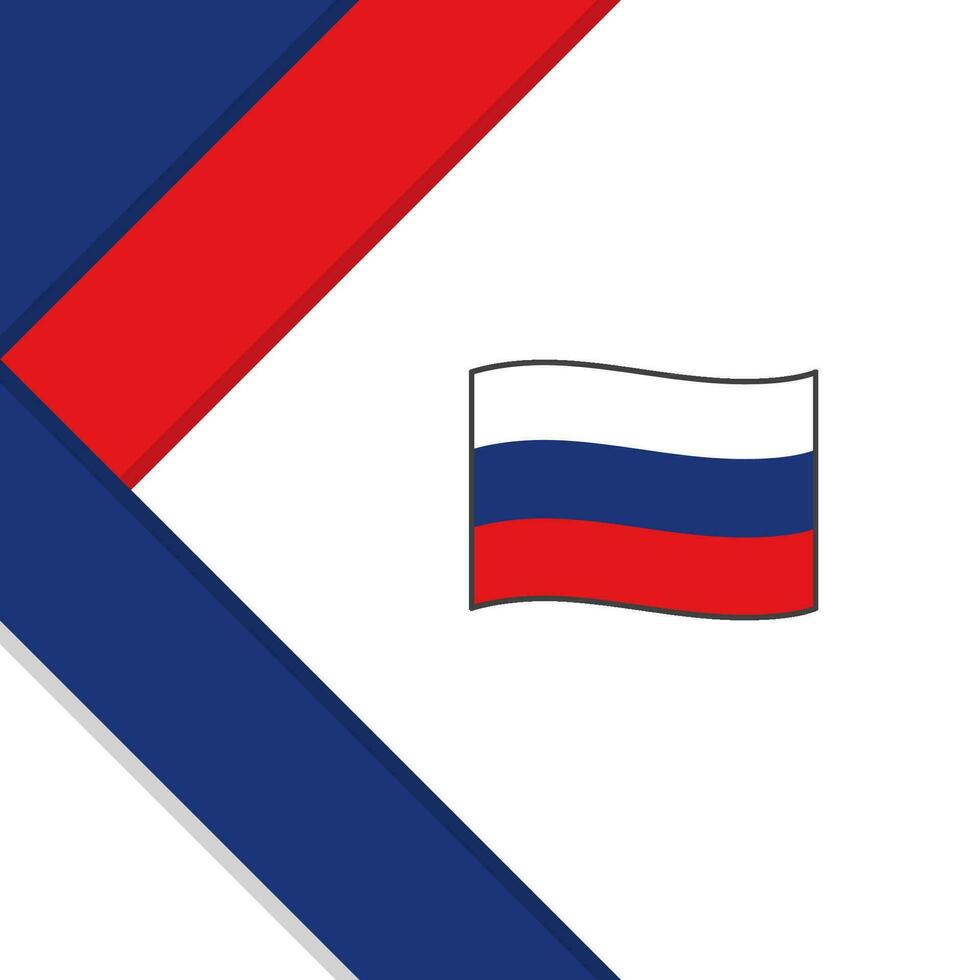 Russia Flag Abstract Background Design Template. Russia Independence Day Banner Social Media Post. Russia Illustration vector