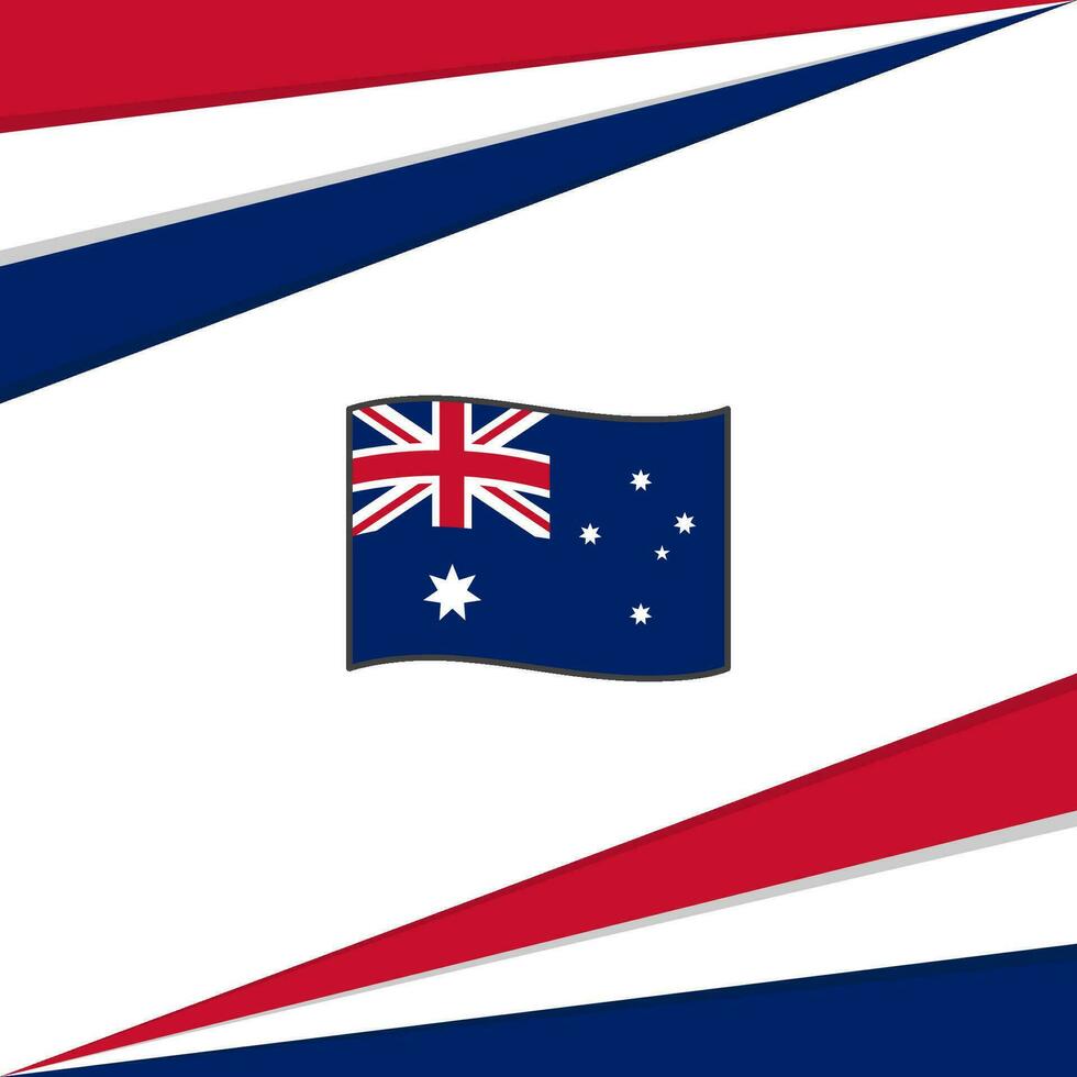 Heard Island And McDonald Islands Flag Abstract Background Design Template. Heard Island And McDonald Islands Independence Day Banner Social Media Post. Design vector