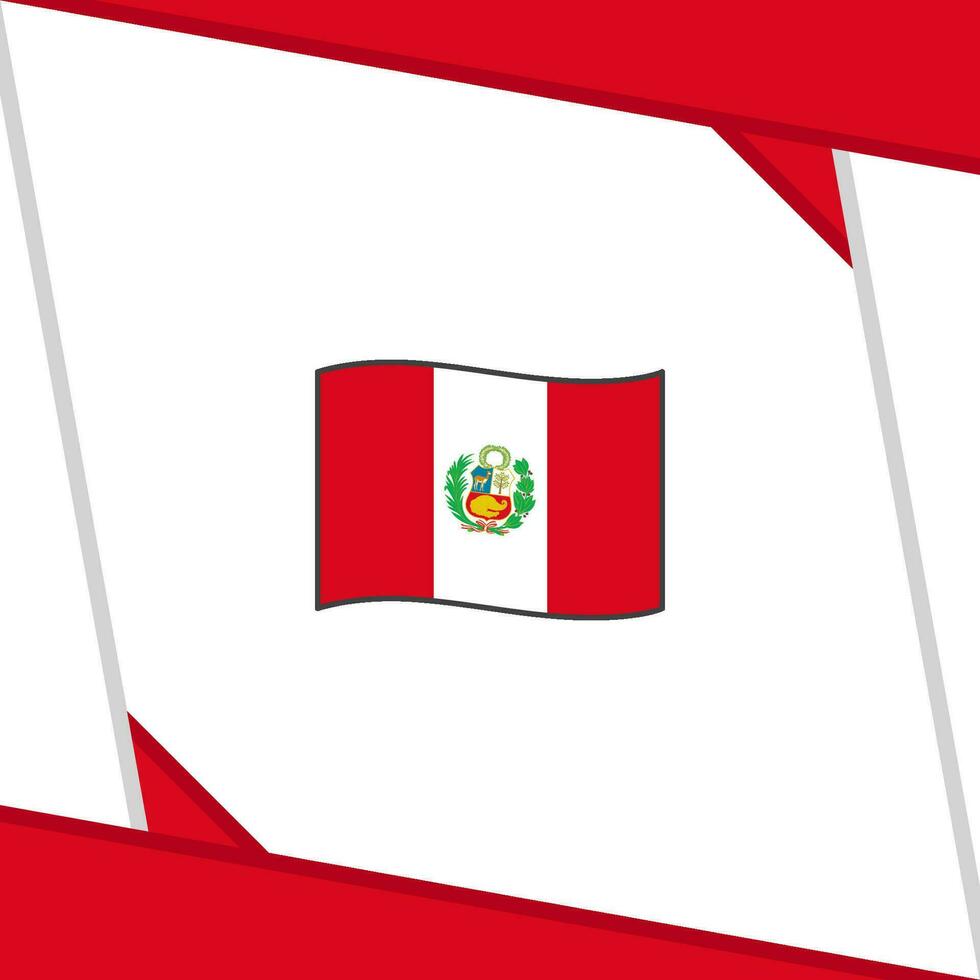 Perú bandera resumen antecedentes diseño modelo. Perú independencia día bandera social medios de comunicación correo. independencia día vector