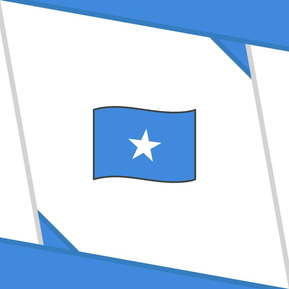 Somalia Flag Abstract Background Design Template. Somalia Independence Day Banner Social Media Post. Somalia Independence Day vector