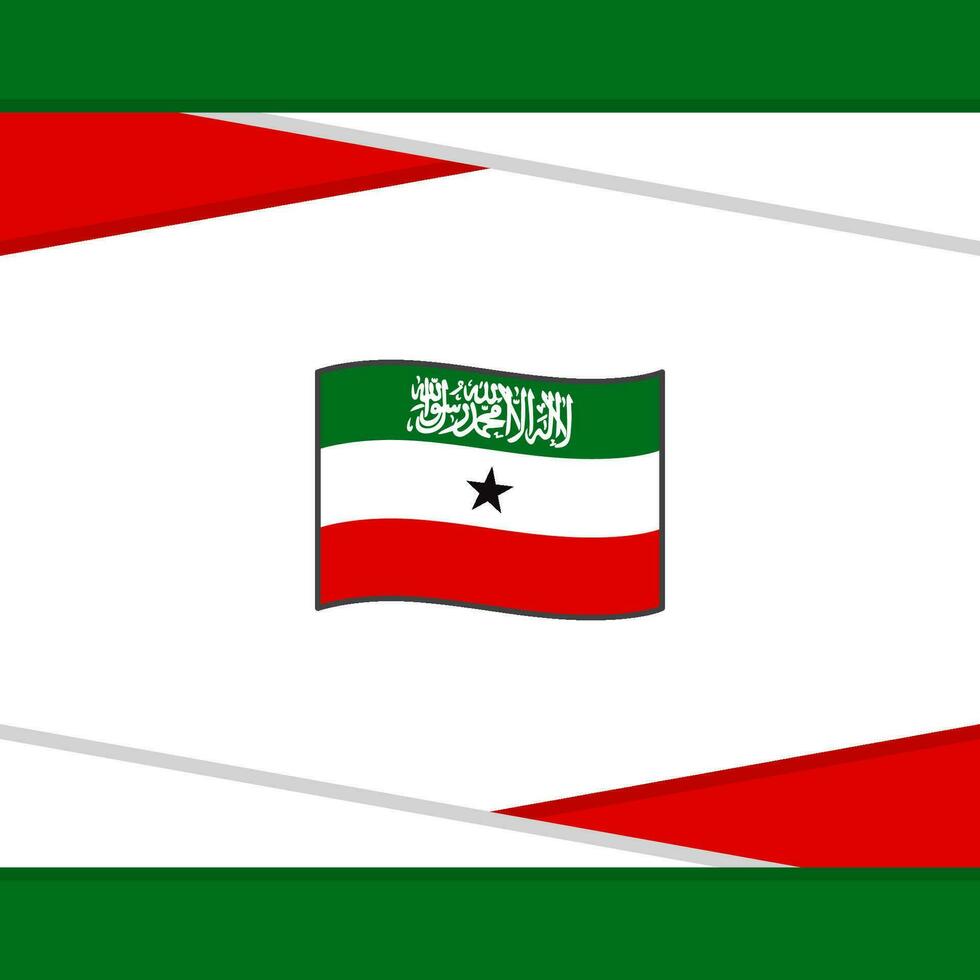 Somaliland Flag Abstract Background Design Template. Somaliland Independence Day Banner Social Media Post. Somaliland Vector