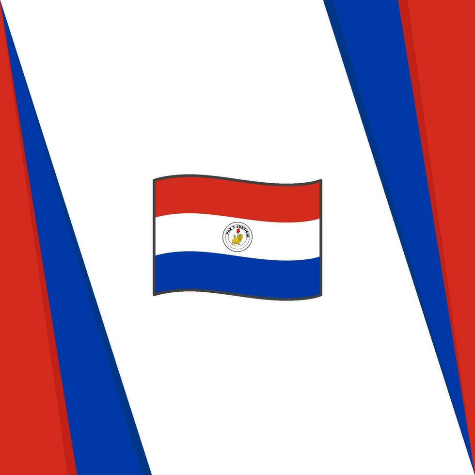 paraguay bandera resumen antecedentes diseño modelo. paraguay independencia día bandera social medios de comunicación correo. bandera vector
