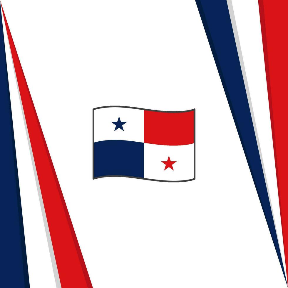 Panamá bandera resumen antecedentes diseño modelo. Panamá independencia día bandera social medios de comunicación correo. Panamá bandera vector