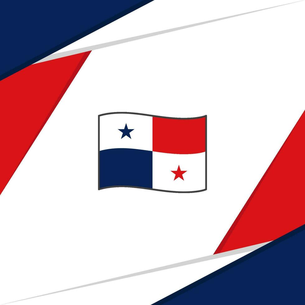 Panamá bandera resumen antecedentes diseño modelo. Panamá independencia día bandera social medios de comunicación correo. Panamá vector