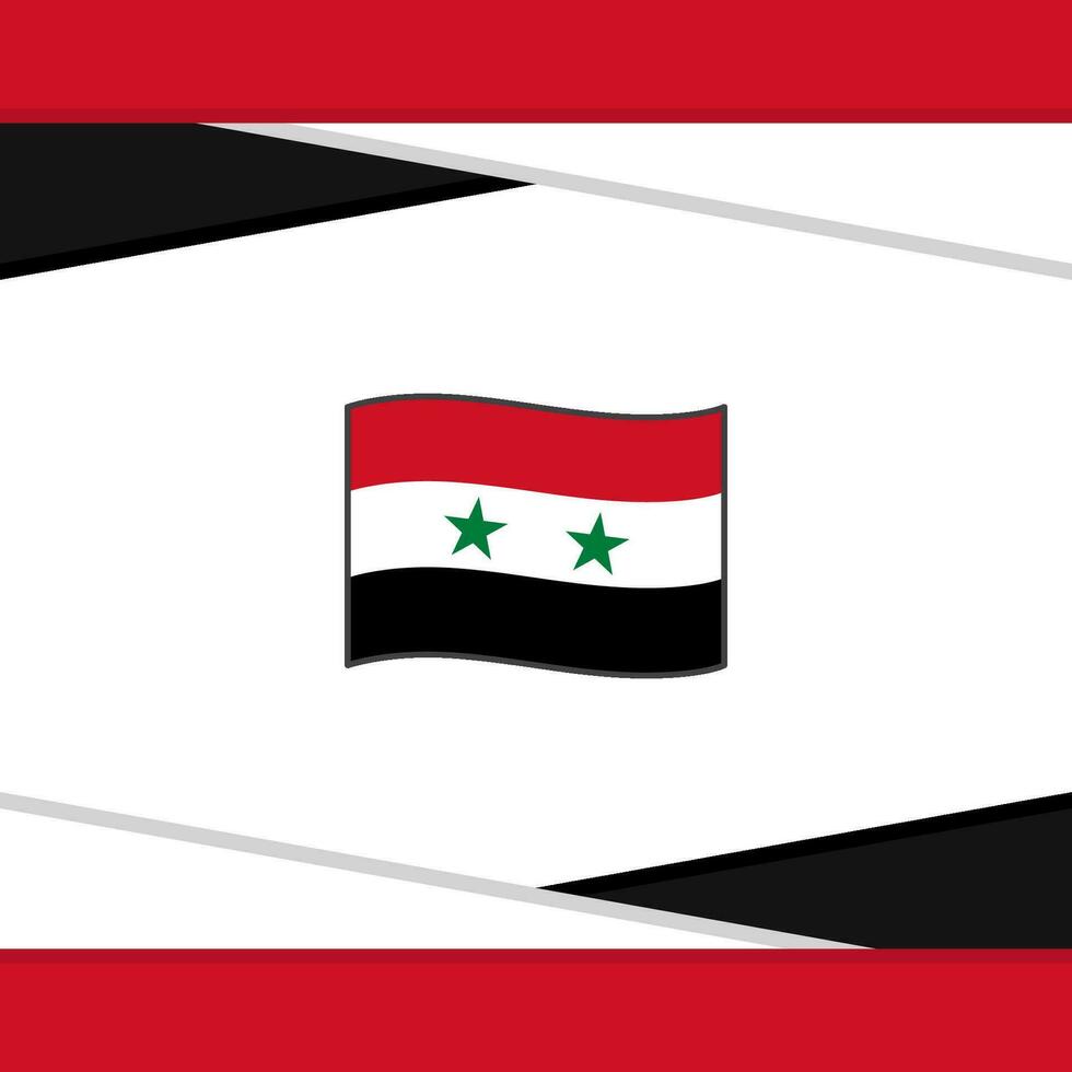 Siria bandera resumen antecedentes diseño modelo. Siria independencia día bandera social medios de comunicación correo. Siria vector