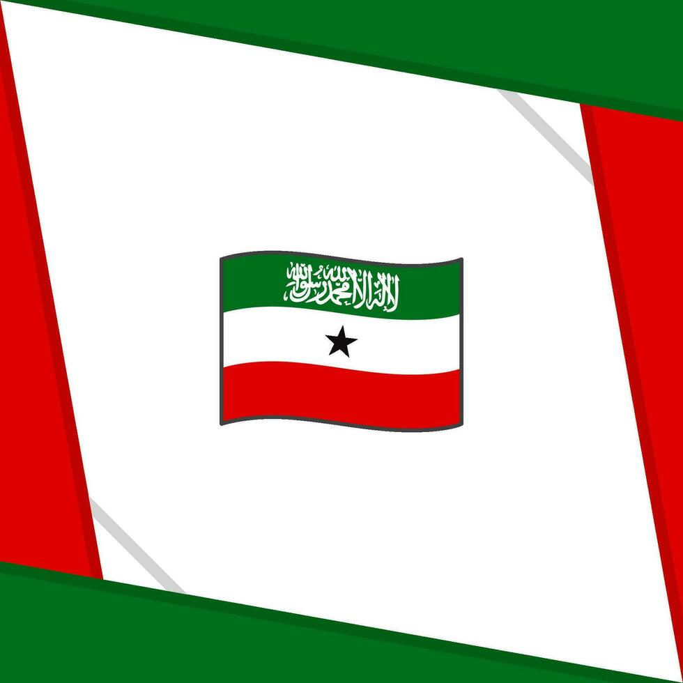Somaliland Flag Abstract Background Design Template. Somaliland Independence Day Banner Social Media Post. Somaliland Independence Day vector