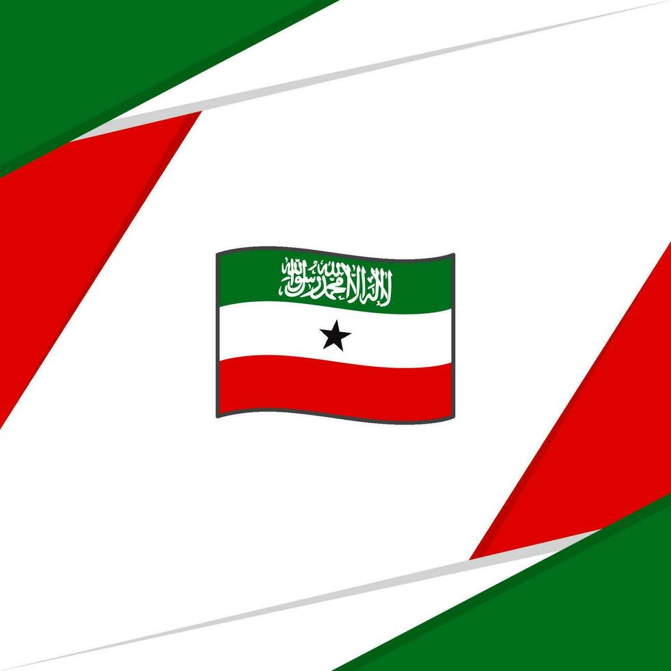 Somaliland Flag Abstract Background Design Template. Somaliland Independence Day Banner Social Media Post. Somaliland vector