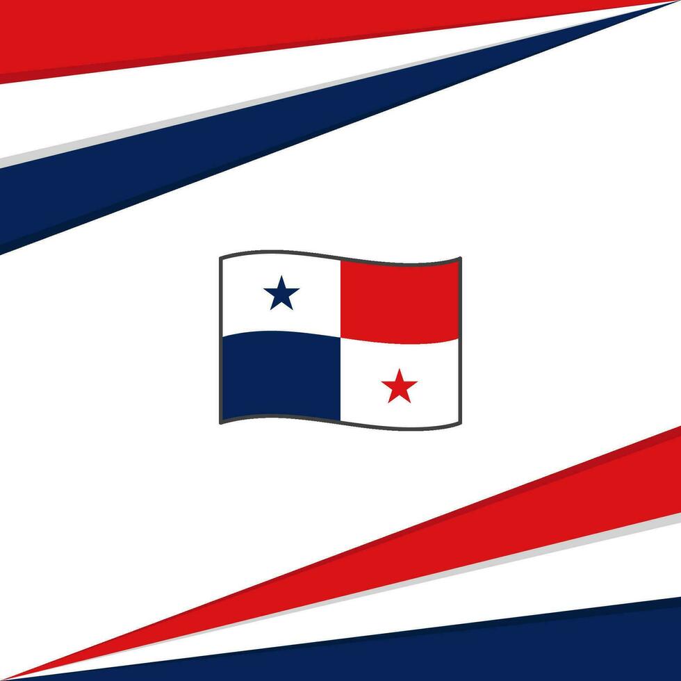 Panamá bandera resumen antecedentes diseño modelo. Panamá independencia día bandera social medios de comunicación correo. Panamá diseño vector