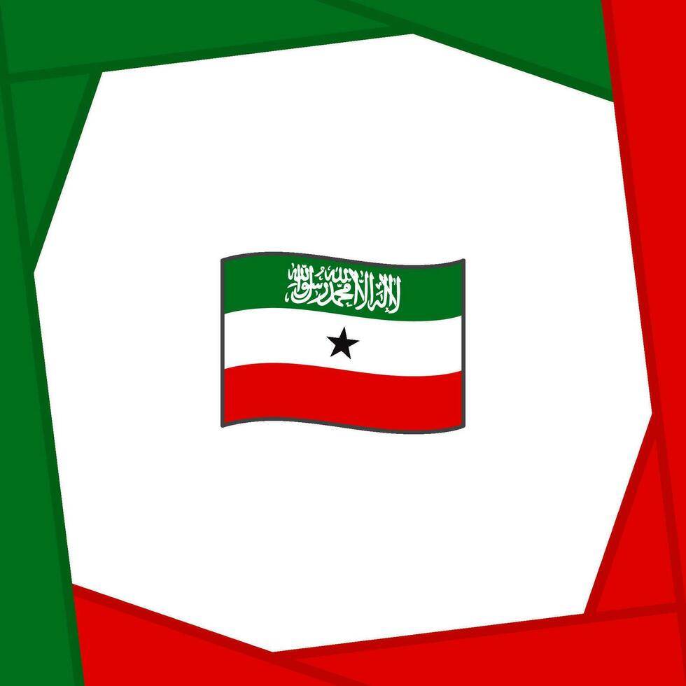 Somaliland Flag Abstract Background Design Template. Somaliland Independence Day Banner Social Media Post. Somaliland Banner vector