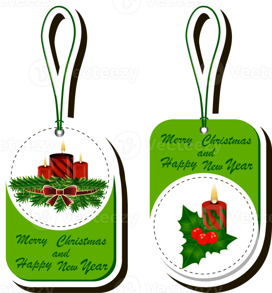Beautiful illustration on theme of celebrating annual Christmas and New Year holiday png