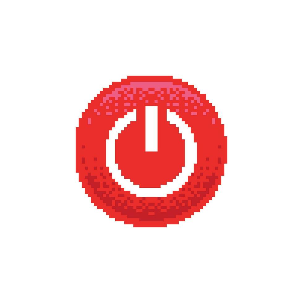 Power Button Logo Icon vector