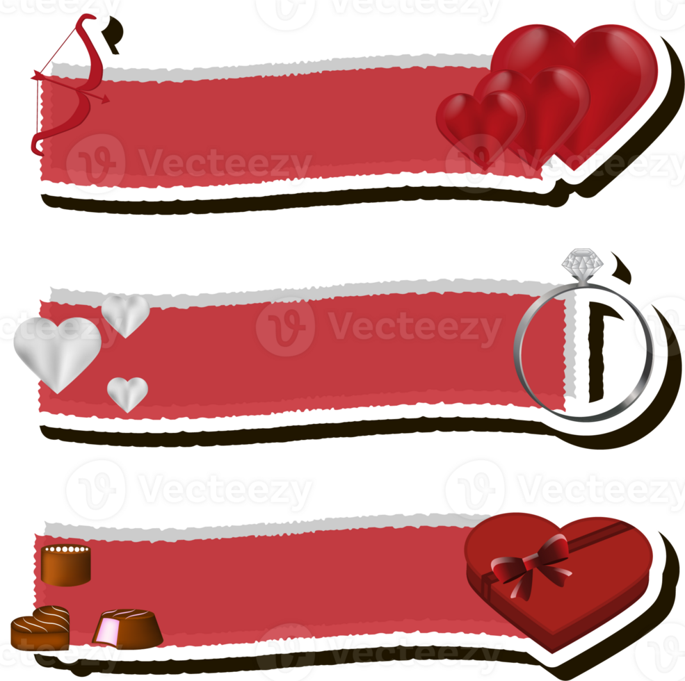 Beautiful illustration on theme of celebrating annual holiday Valentine's Day png
