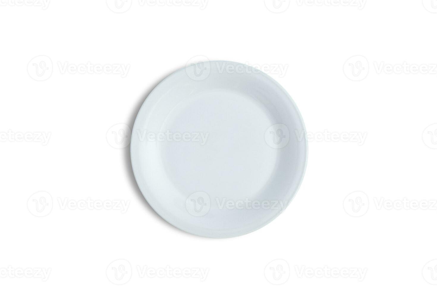 Plate isolated on white background. After some edits. photo