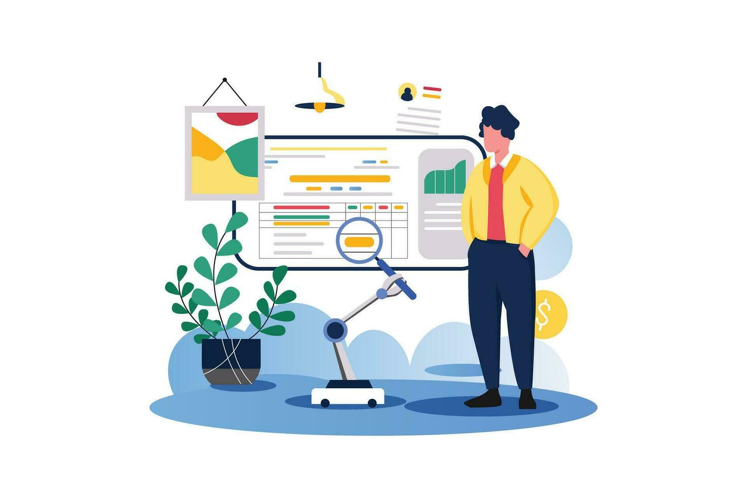 Analysis Review Report - Flat Vector