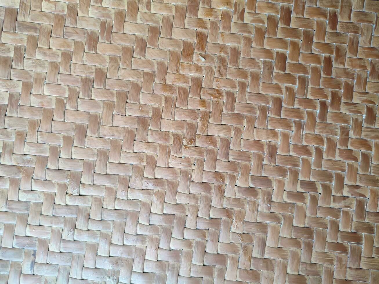 Indonesian woven wood texture or pattern, background photo