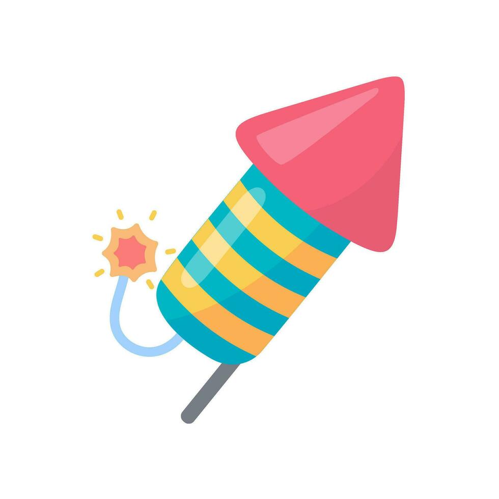 Party fireworks. Colorful fireworks for creating fun at parties. vector