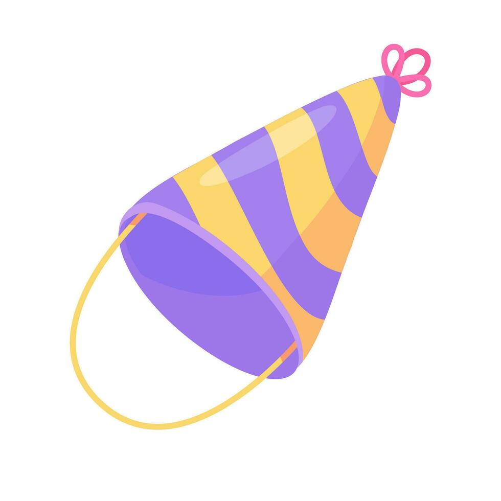 Party hats. Colorful hats for parties. celebrate birthday vector