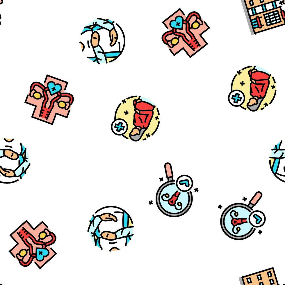 gynecologist doctor woman patient seamless pattern vector 32515822 Vector  Art at Vecteezy