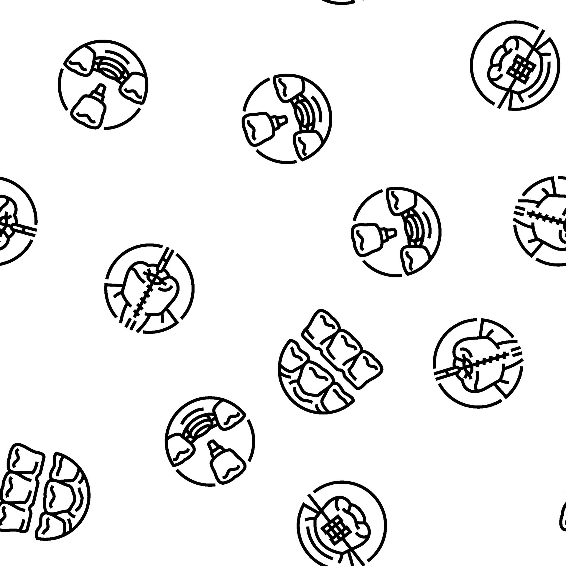 dental procedure clinic seamless pattern vector 32516112 Vector Art at