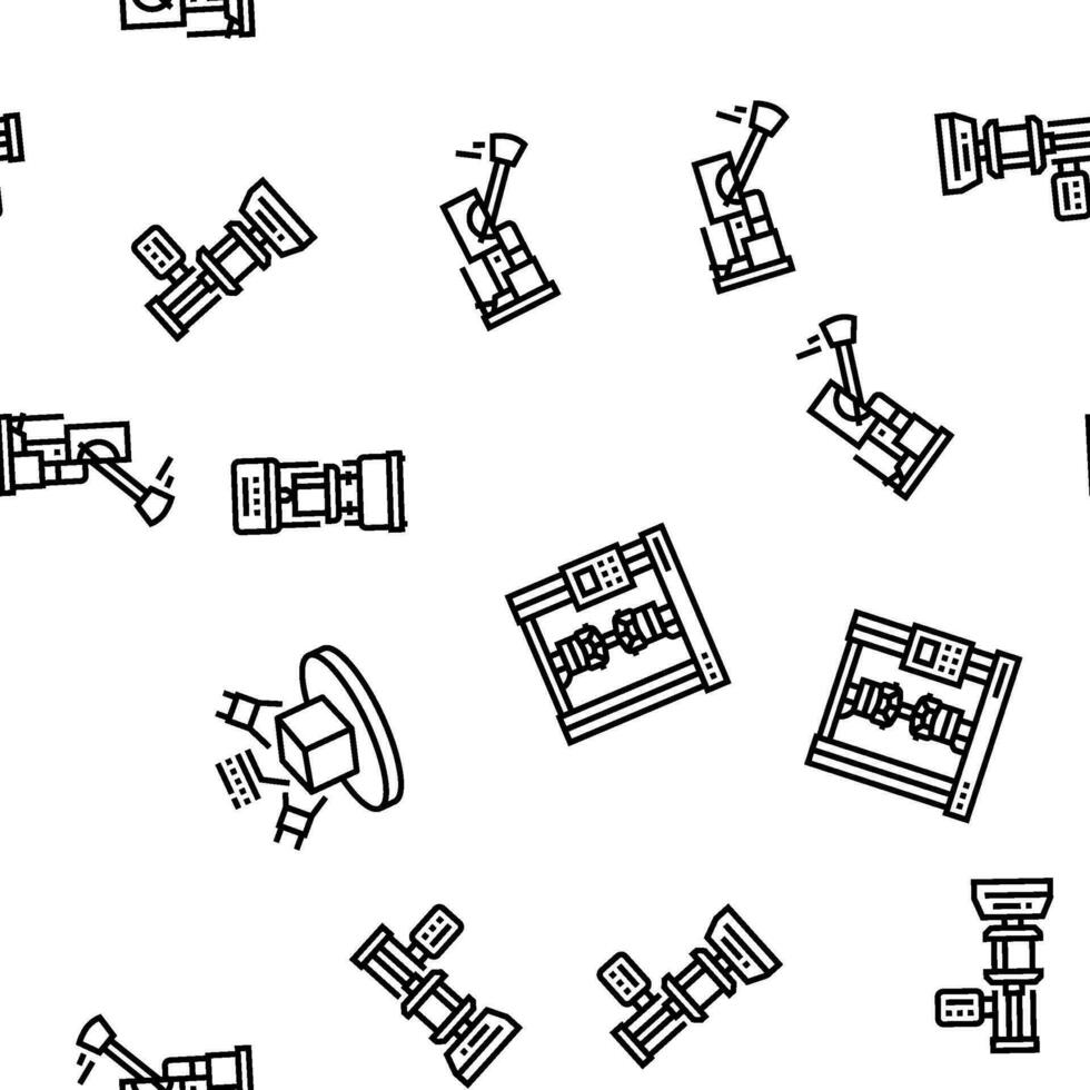 material construction engineer vector seamless pattern