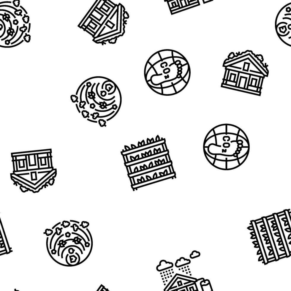 green environment earth nature vector seamless pattern