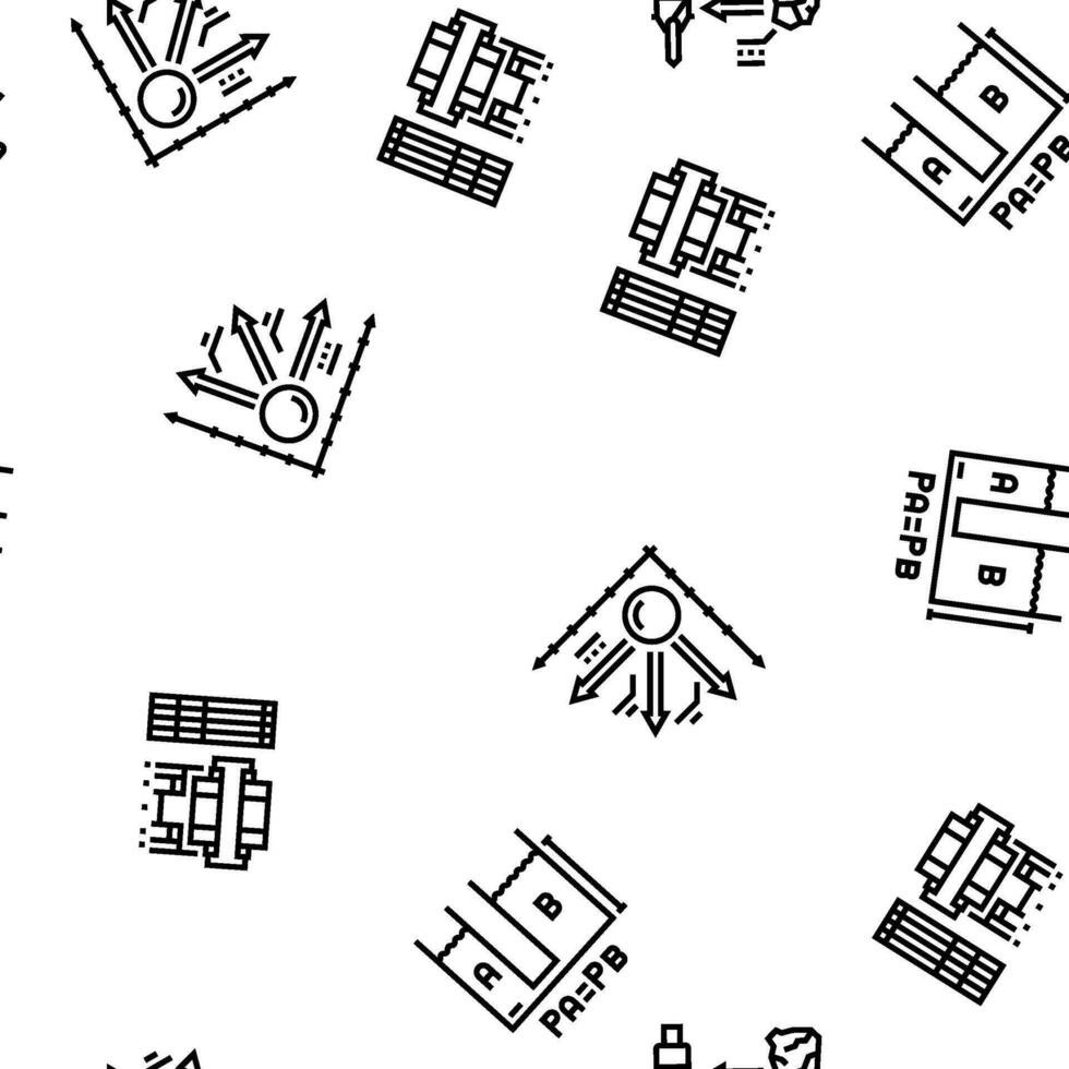 mechanical technology engineer vector seamless pattern