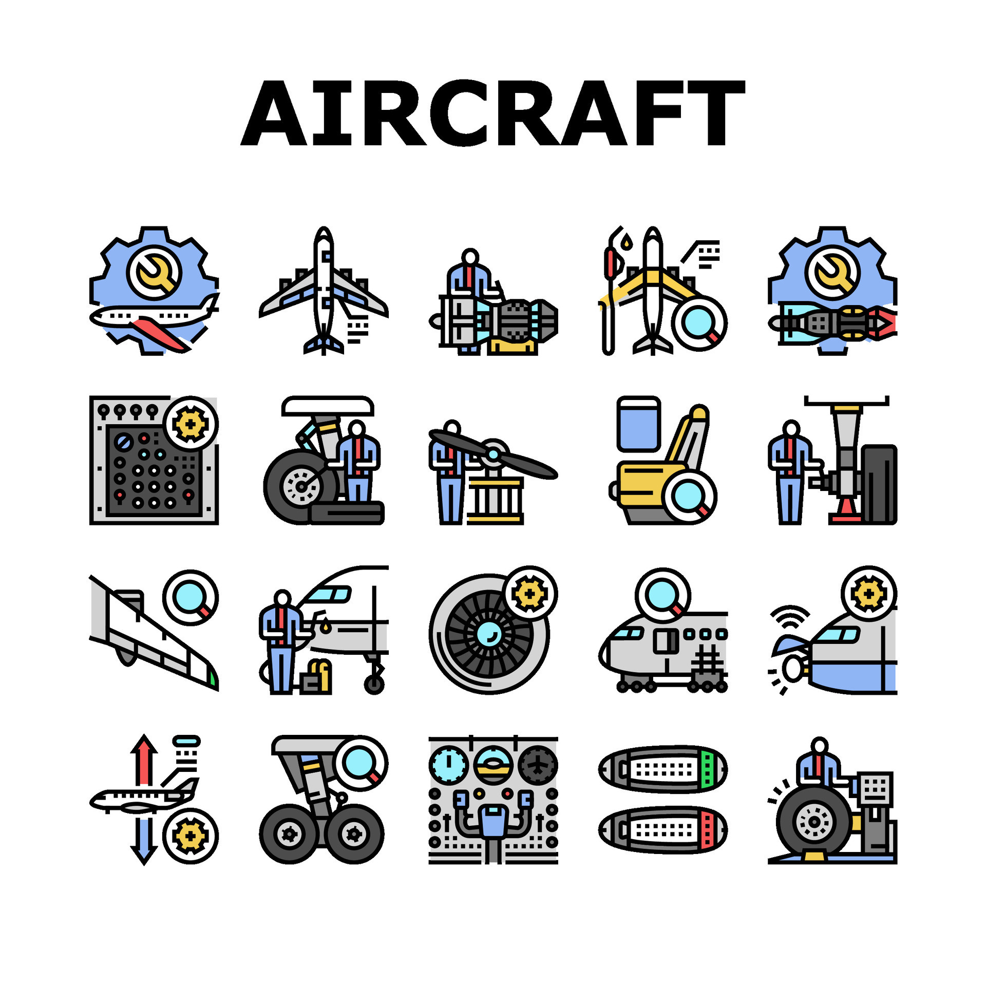 Aircraft Mechanic Icons Set Vector 32516739 Vector Art At Vecteezy aircraft-mechanic-icons-set-vector-32516739-vector-art-at-vecteezy