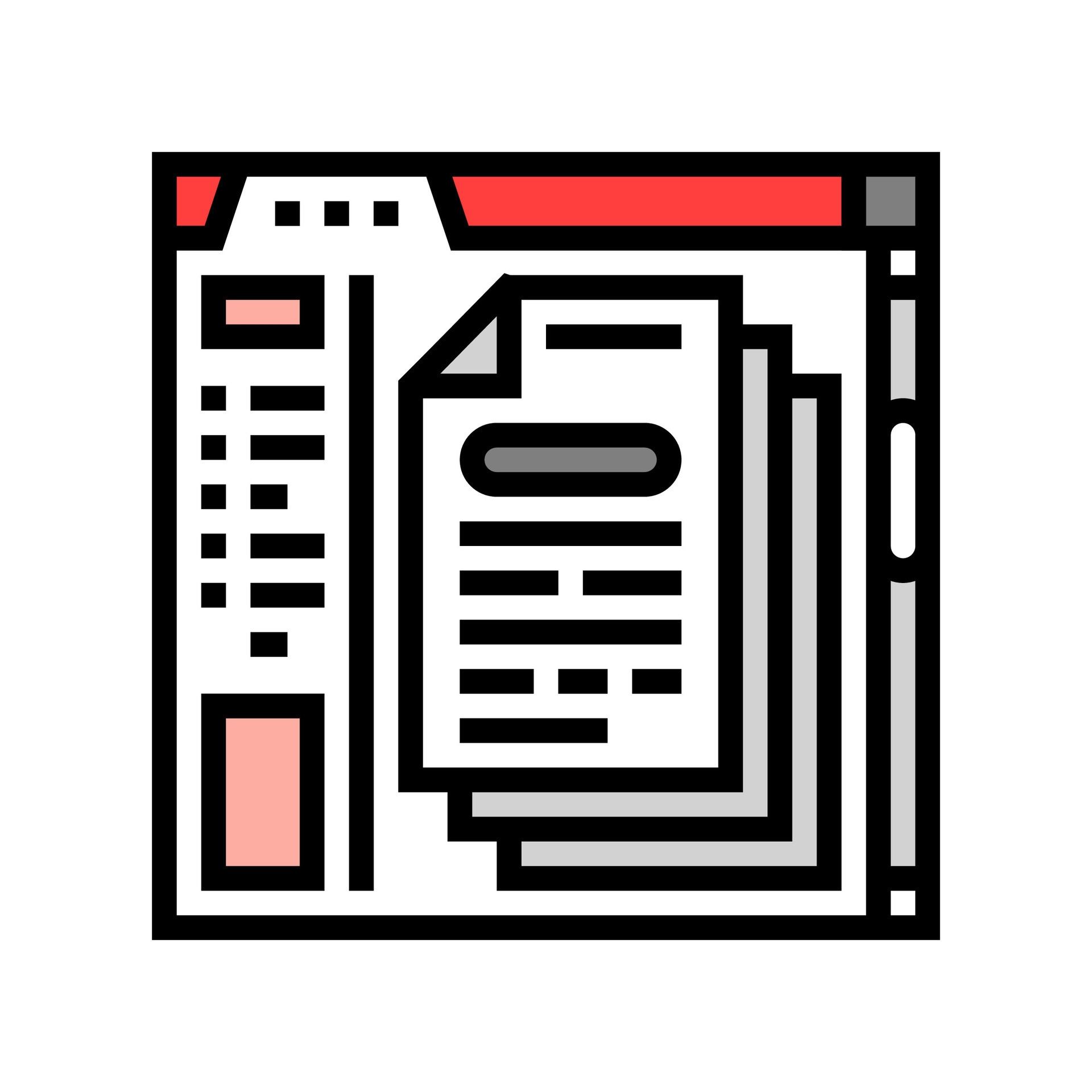 api documentation technical writer color icon vector illustration ...
