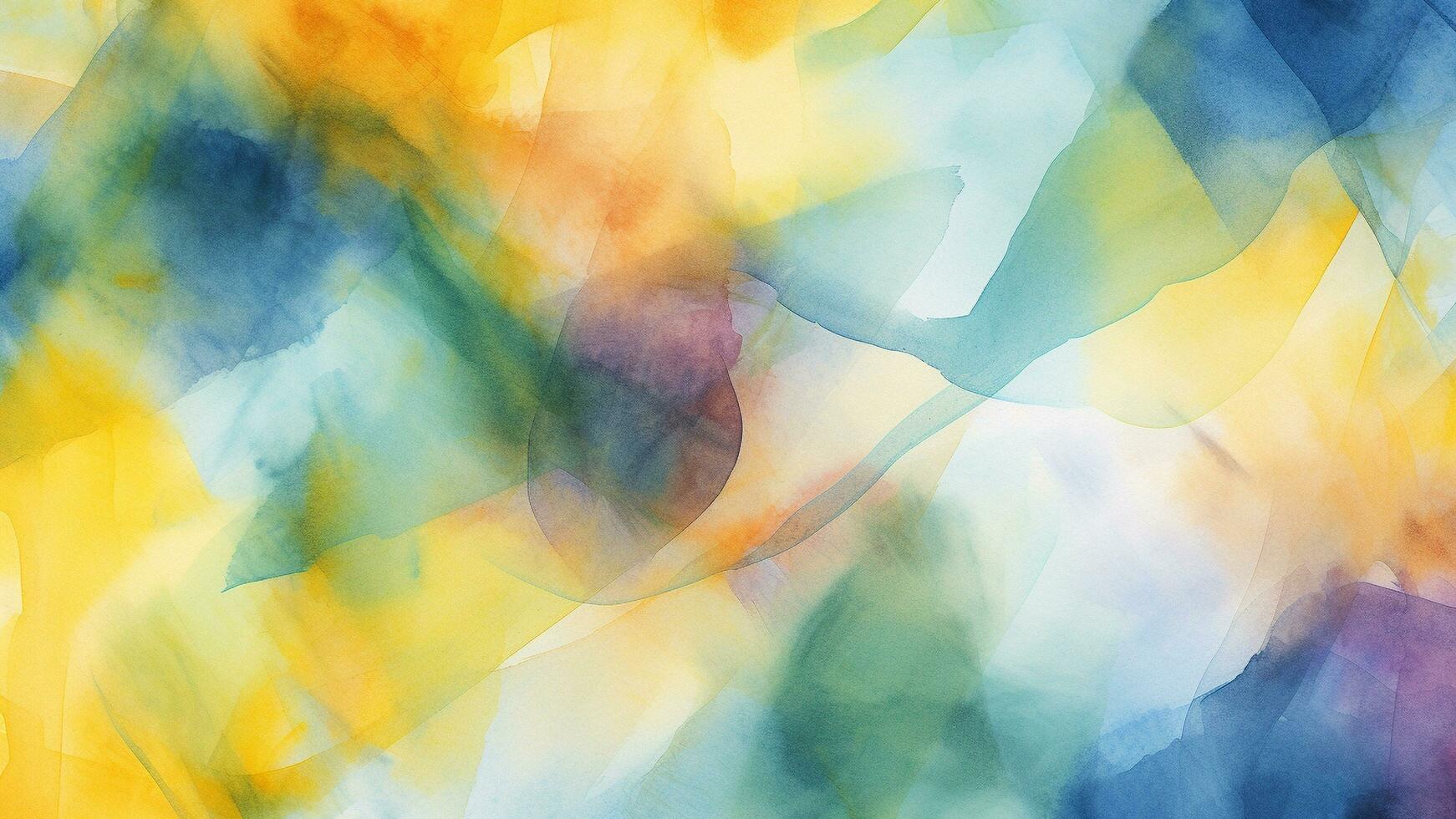 Abstract watercolor painting of a colorful background, watercolor texture background, Generative AI photo