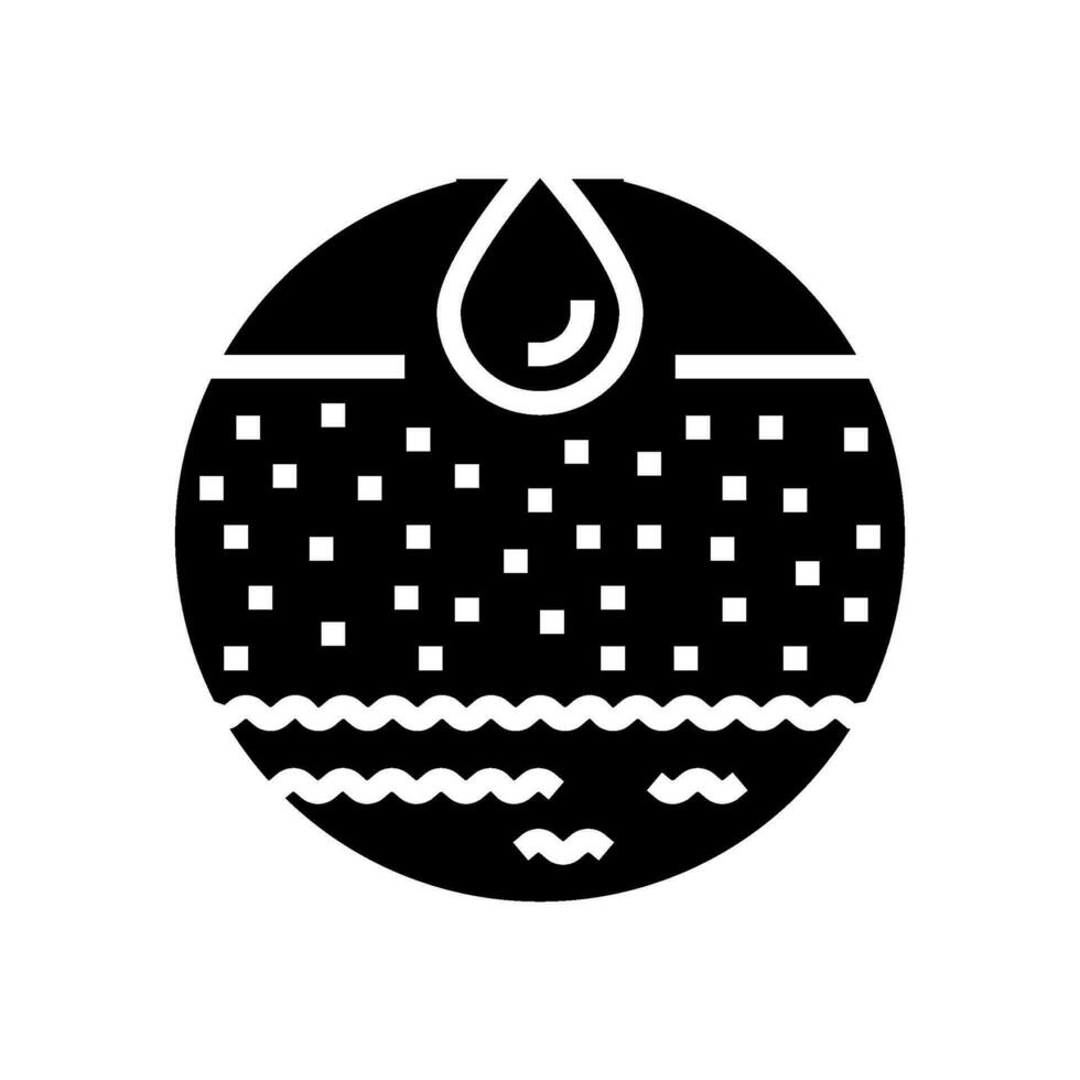 aquifer analysis hydrogeologist glyph icon vector illustration