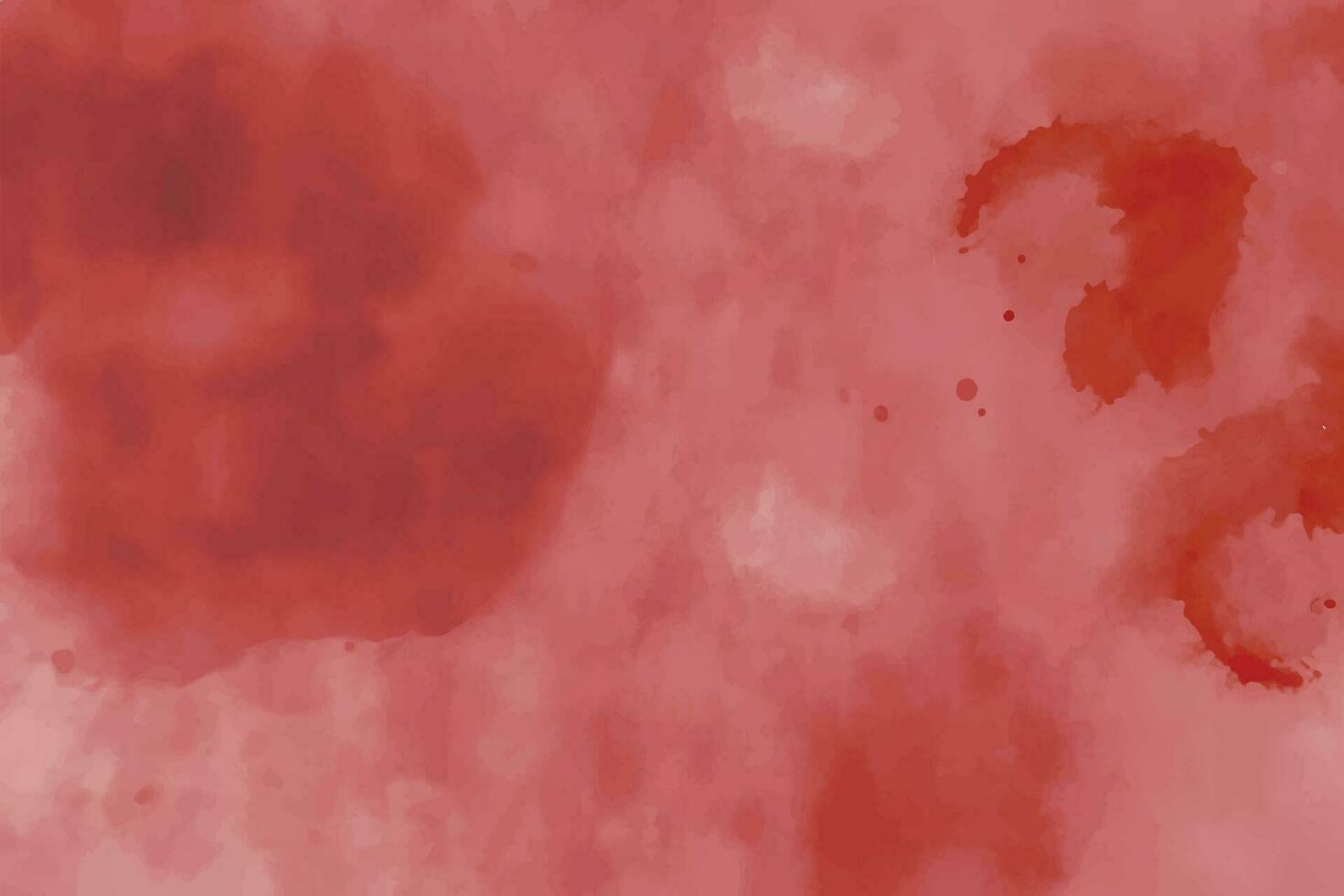 Red watercolor stain background vector