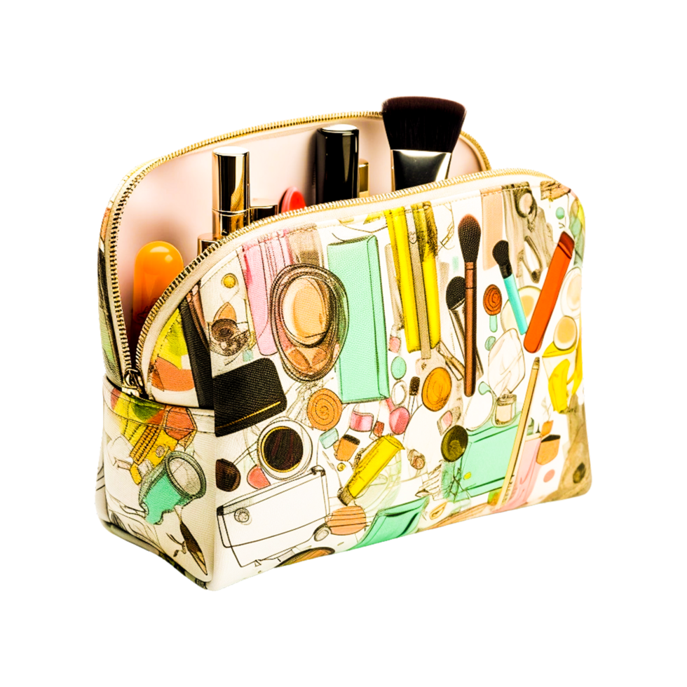 Portable Makeup Bag  Generative Ai png
