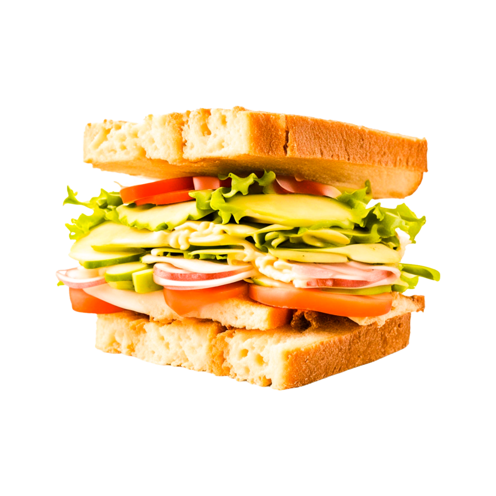Grilled sandwich and cream cheese  Generative Ai png