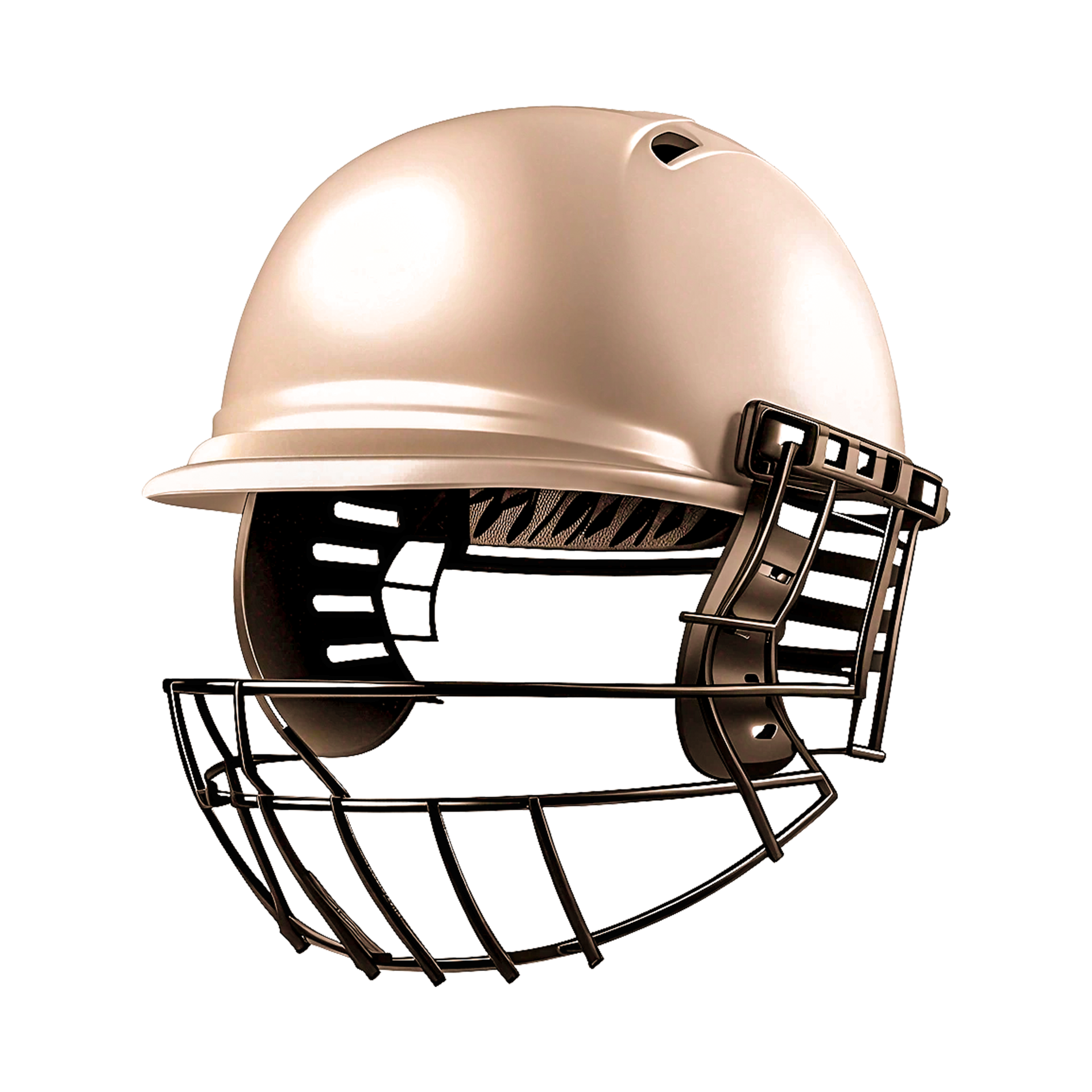 cricket helmet front view Generative Ai 32517855 PNG