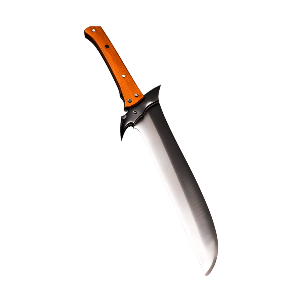 Bowie Knife Throwing Knife Hunting  Survival Knives Generative Ai png