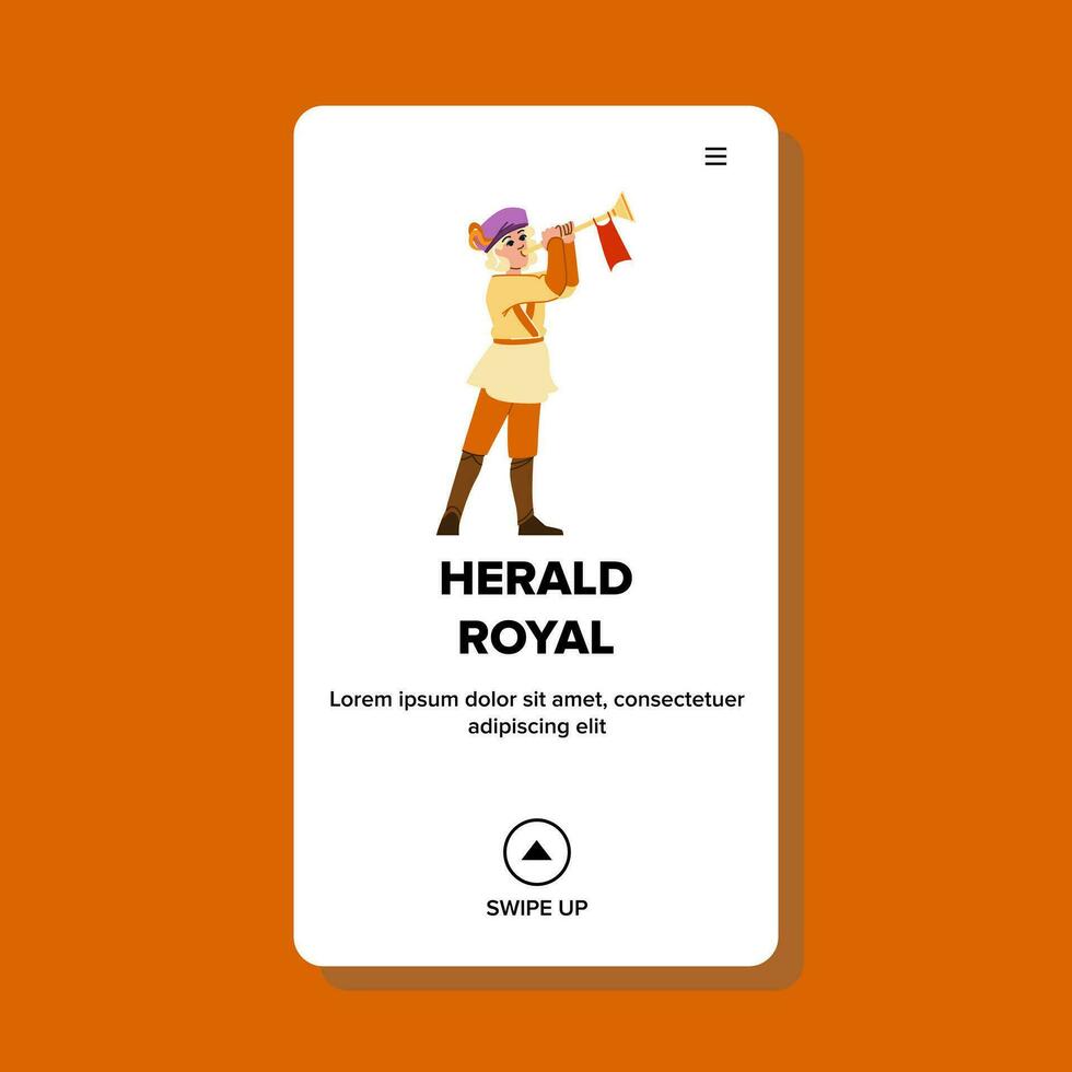 herald royal vector