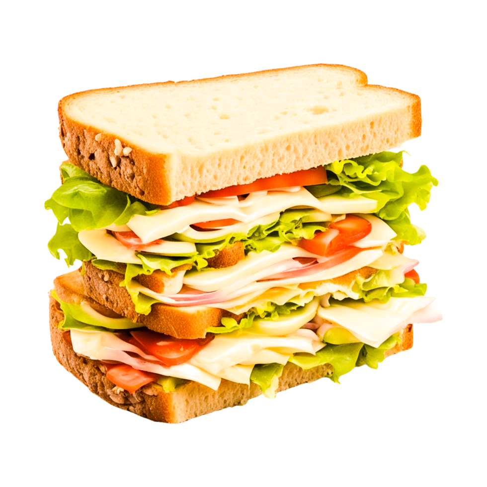 Grilled sandwich and cream cheese  Generative Ai png