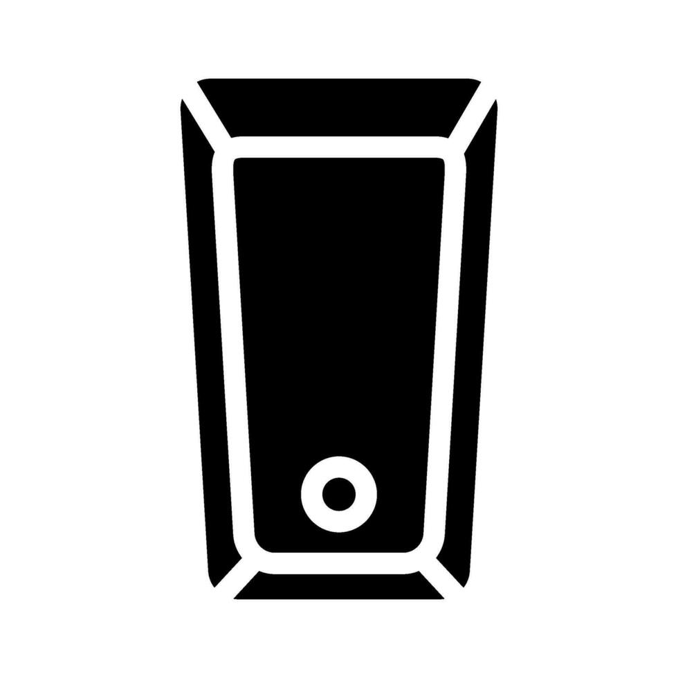 bath top view glyph icon vector illustration