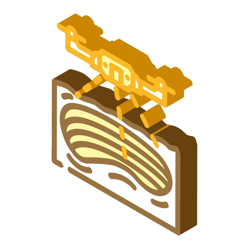 telecommunication drone isometric icon vector illustration