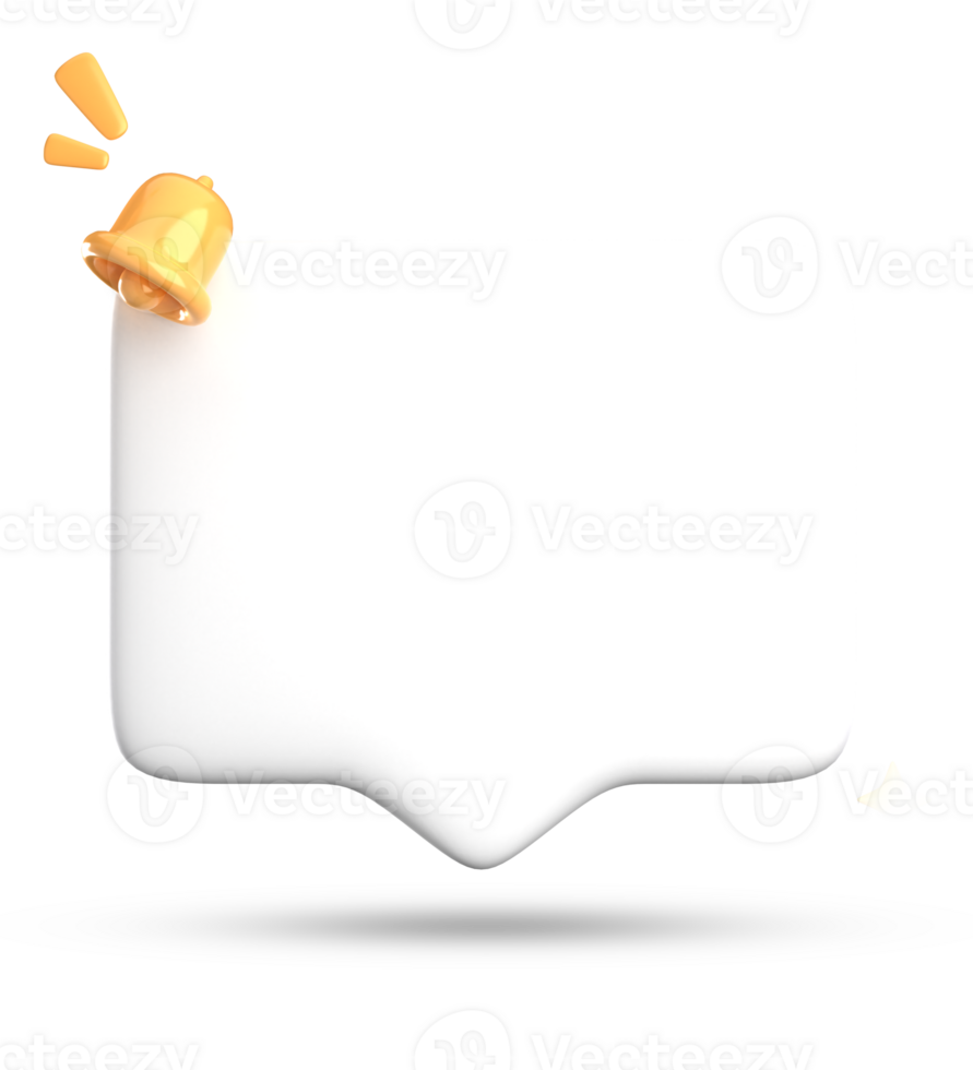 3d rendering of blank speech bubble for testimonial, 3D pastel icon set. png