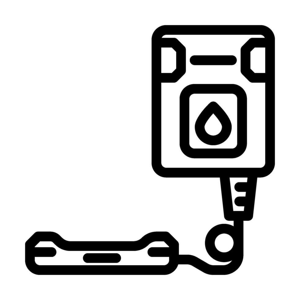 smart leak detector home line icon vector illustration