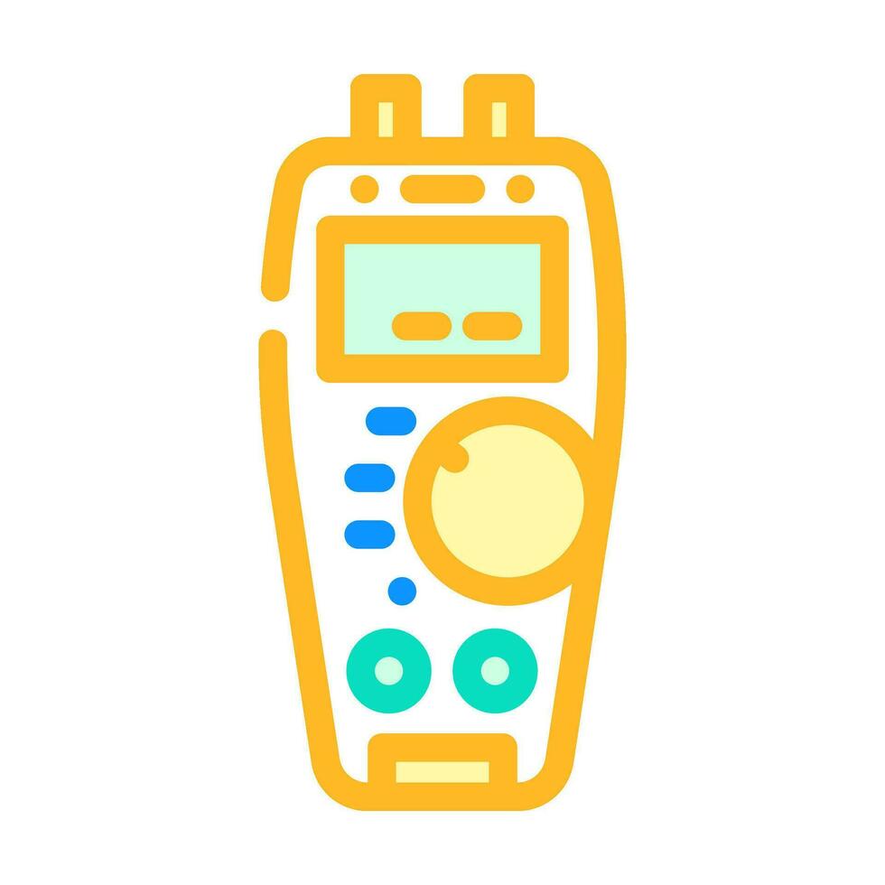 troubleshooting devices electronics color icon vector illustration