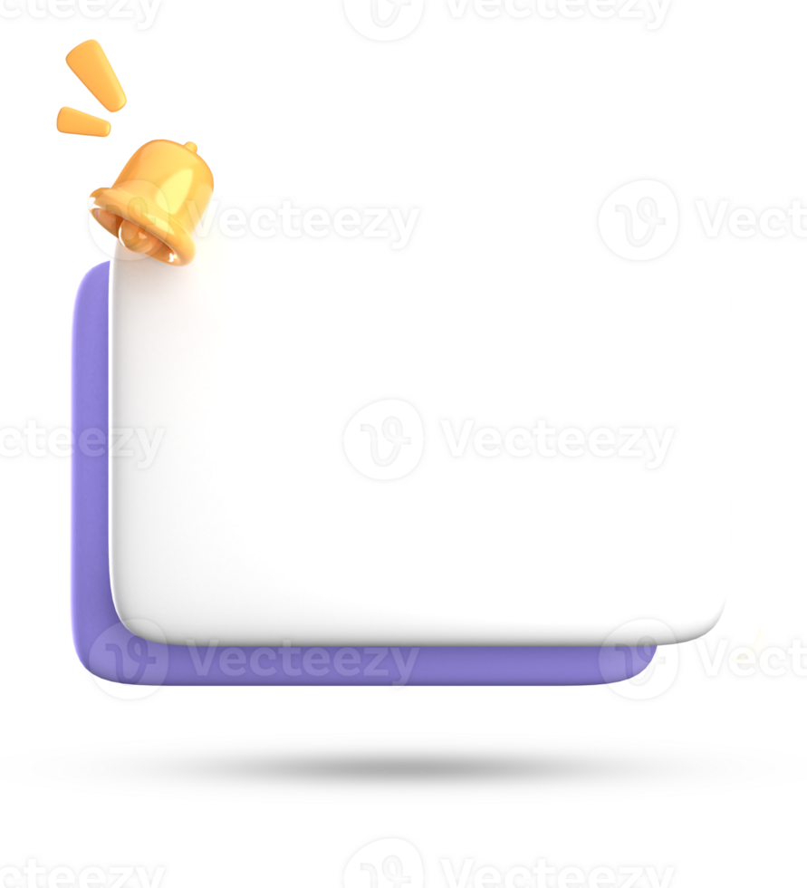 3d rendering of blank speech bubble for testimonial, 3D pastel icon set. png